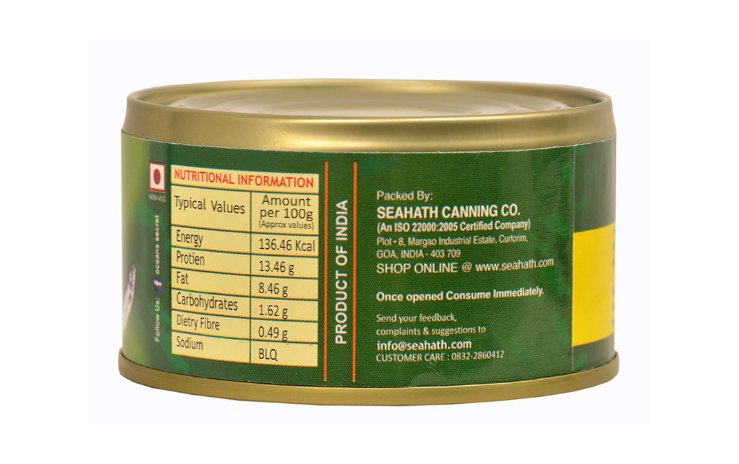 Oceans Secret Sardines In Olive Oil    Tin  180 grams